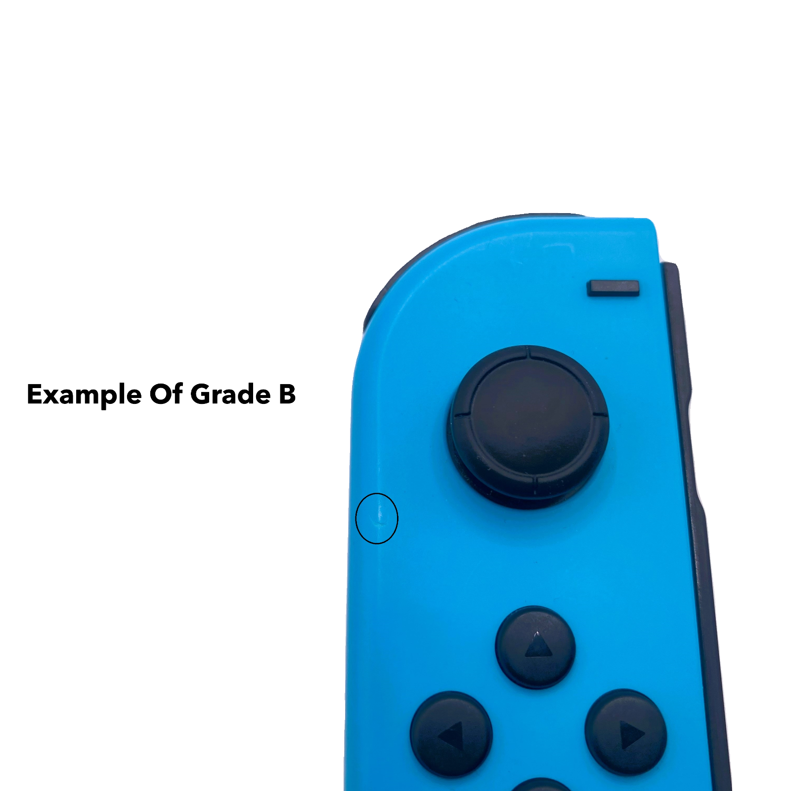 Official Nintendo Switch Right Joy-Con - Neon Blue - Grade B