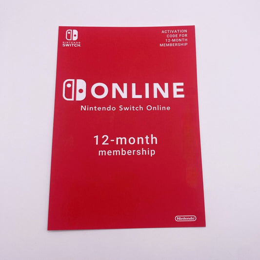 Nintendo Online 12 Month Membership Subscription - Instant Message Via Ebay