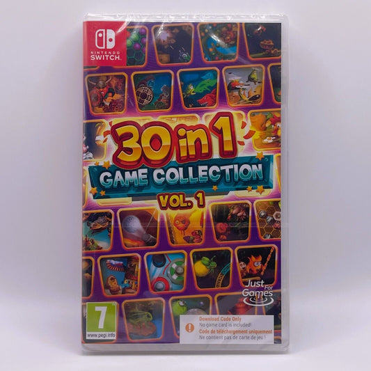 30 in 1 Game Collection Vol 1 - Code in Box - (Nintendo Switch, 2018)