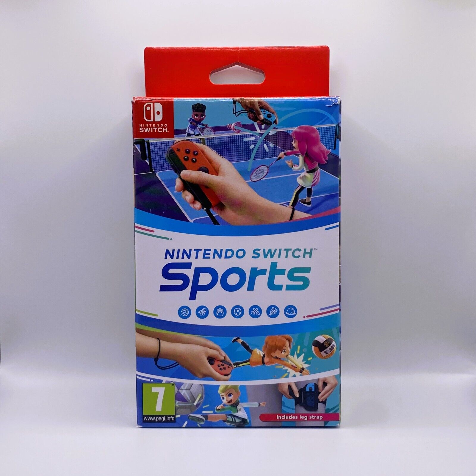 Nintendo Switch Sports (Nintendo Switch, 2022) + Leg Strap