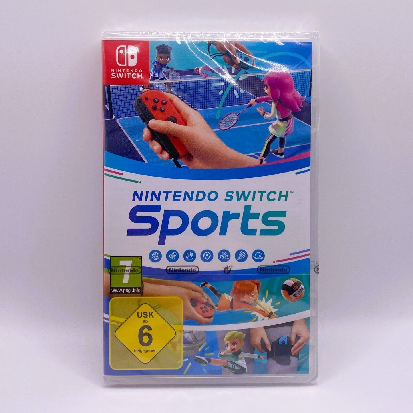 Nintendo Switch Sports (Nintendo Switch, 2022) + Leg Strap